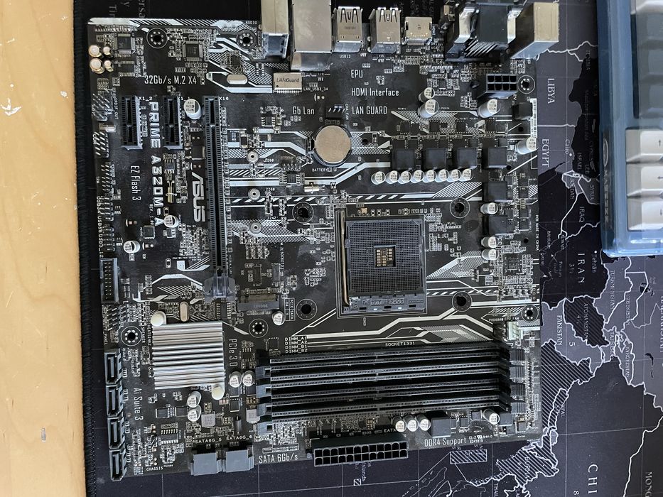 REZERVAT! Placă de bază ASUS Prime A320M-A, Socket AM4 (Utilizată 7 luni)
