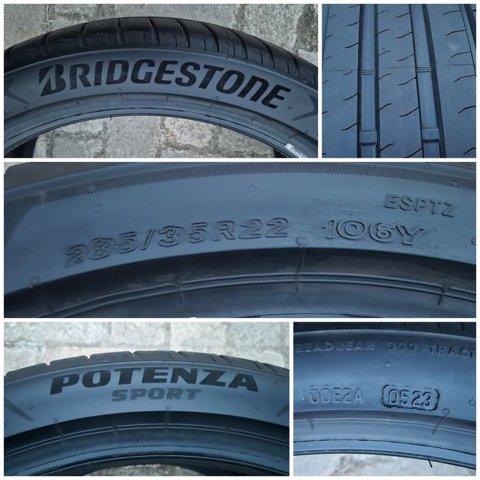 O bucată 285/35 R22 vară - una Continental Bridgestone Pirelli