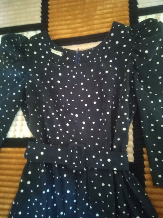 Платье 46 размера (ткань-микровельвет)