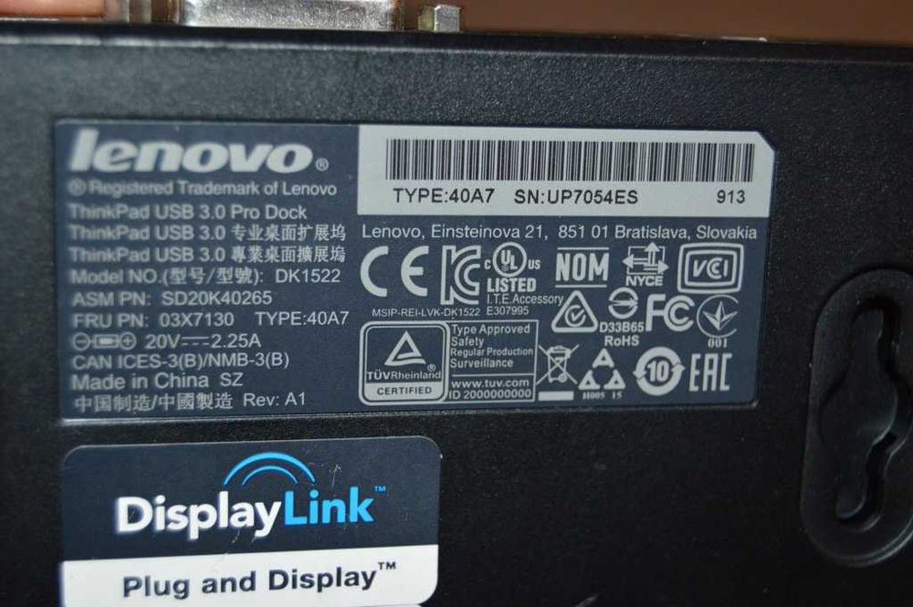 Stații de andocare Docking Lenovo ThinkPad – Modele USB 3.0 40A7, 40A8 și USB-C 40A9, 40AS, 40AY