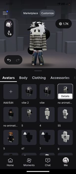 ..Roblox account