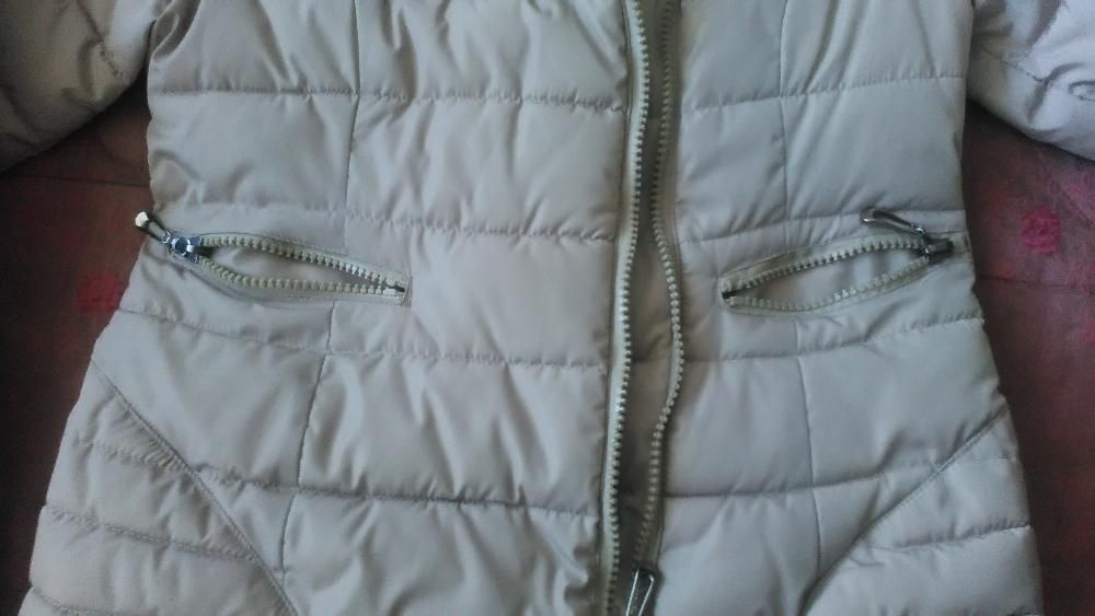 Дамско яке с естествена яка