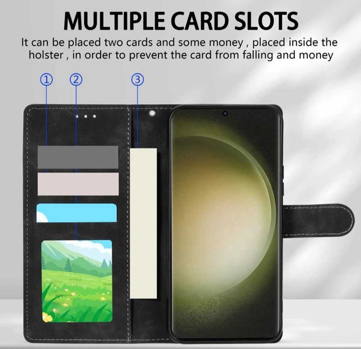 Кожен калъф за Samsung S24