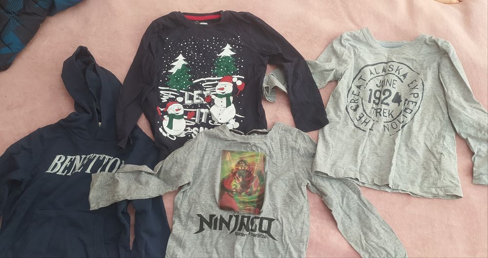 Блузки дълъг ръкав 5-6год.