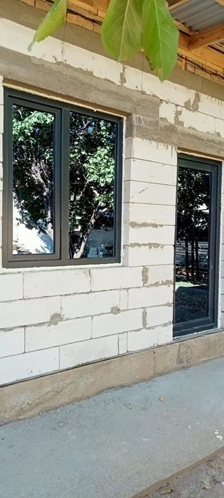 Окна двери витражи из металла пластика