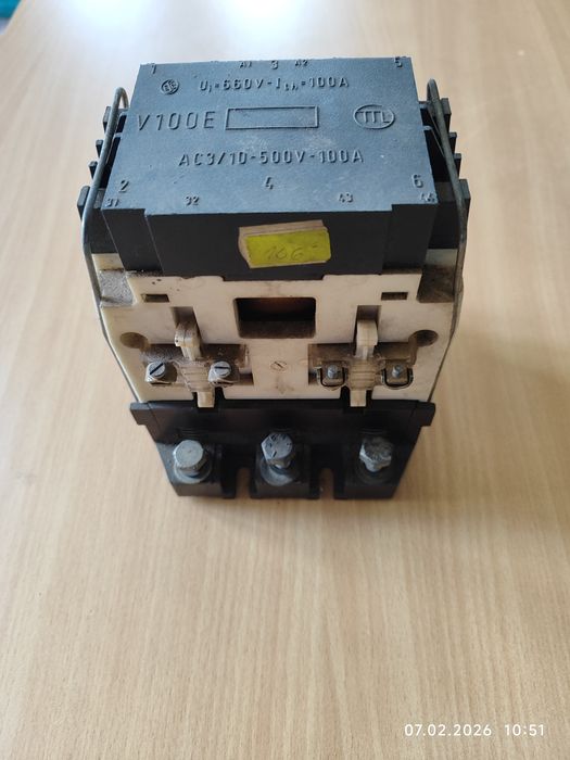 Контактор високо напрежение 500V - 100 А