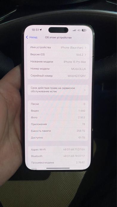 Продам Iphone 15 pro max 256 gb