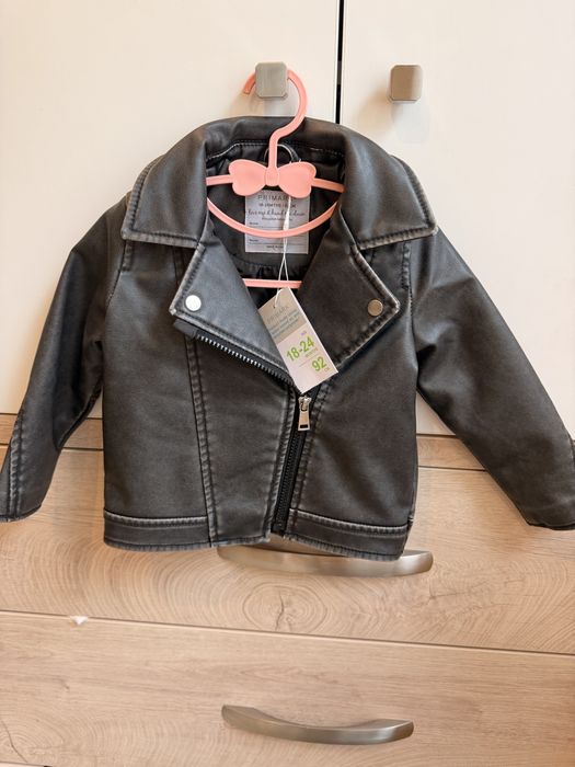 Детско кожено яке 92см