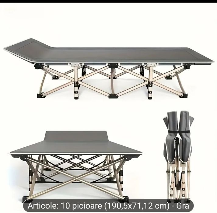 Șezlong pliabil  , 190x56x83cm