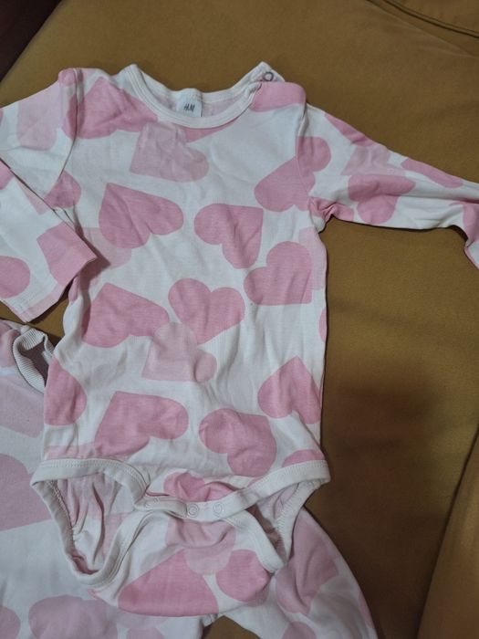 92 см Рокля , Комплект H&M тениски и клинчета  H&M 92