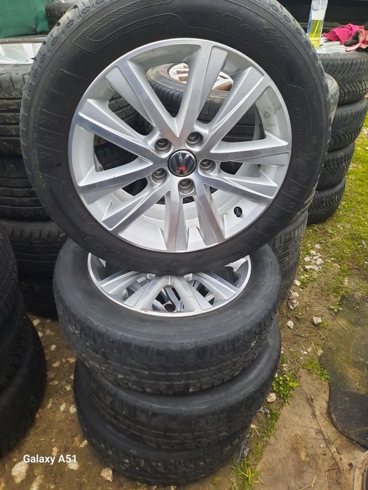 Ляти джанти с гуми за ФОЛКСВАГЕН, 5×100, 15цола