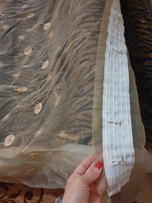 Тюль в хорошем состоянии 2шт