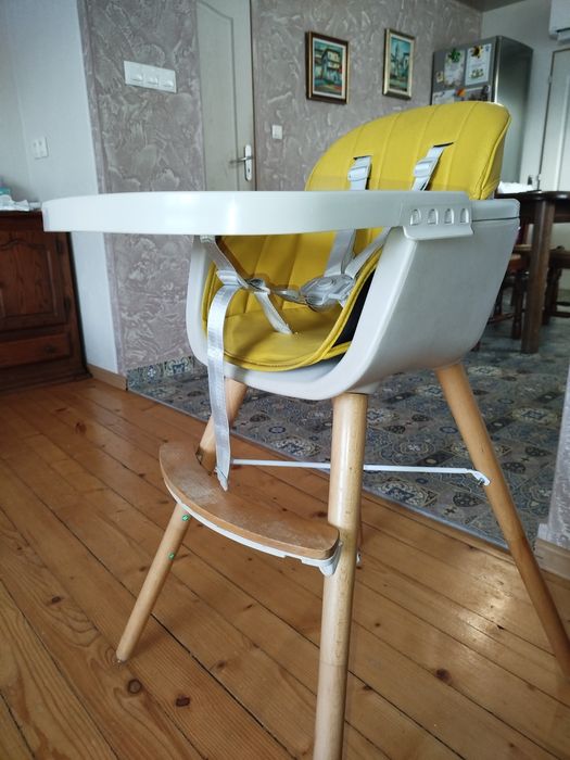 Столче за хранене(жълто).Chipolino-Woody