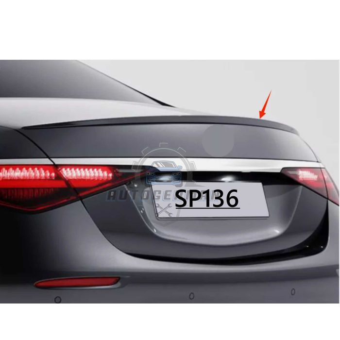 Спойлер W223 Mercedes - Benz AMG style S - class  крило за в223 амг