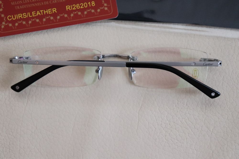 CARTIER CT0087O 003 Santos de Cartier  Rame ochelari rimless silhouett