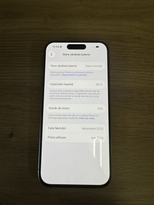 Iphone 15 pro 256GB impecabil