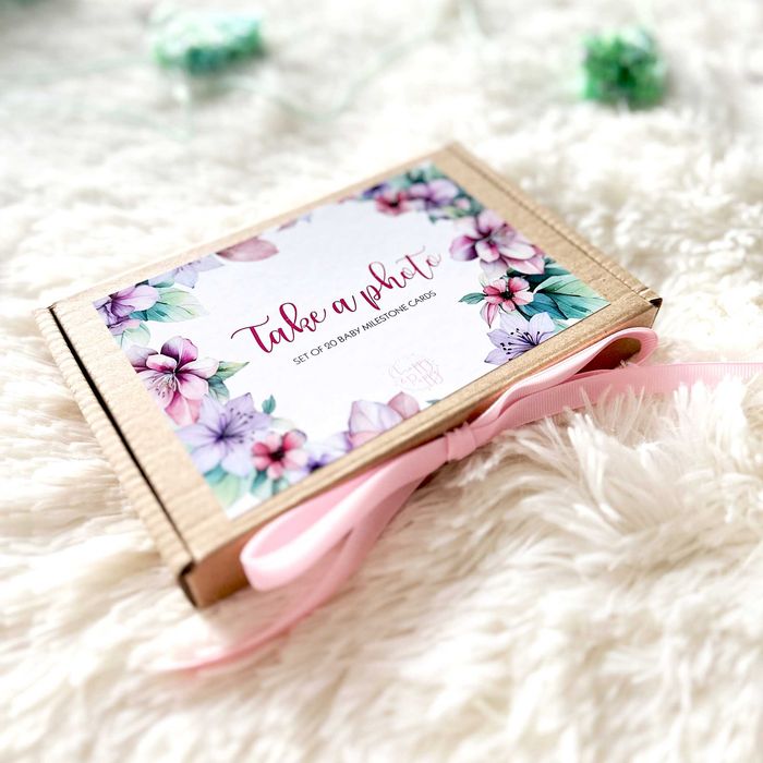 Подаръчен сет "Цветя и мечета" за момиче