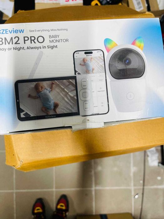 CZEview Monitor pentru bebeluși cu cameră și aplicație WiF, 360°