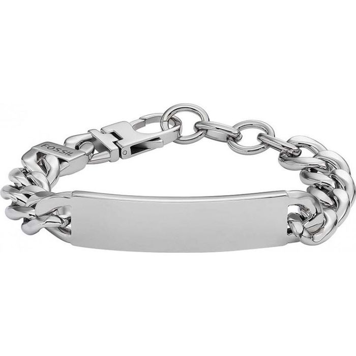 Гривна с верижка в сребрист тон Fossil