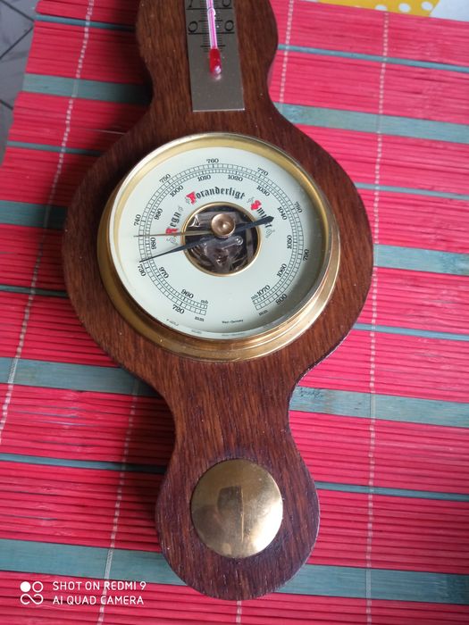 Немска метеорологична станция, барометър,термометър.,