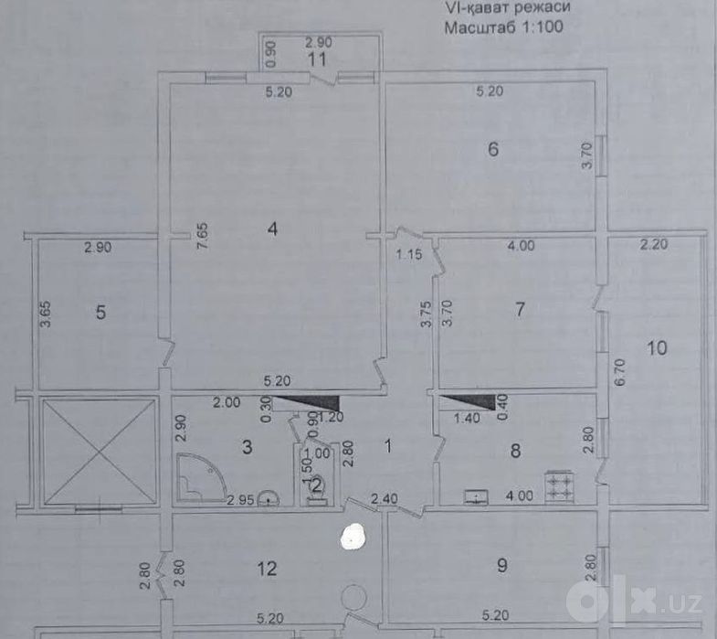 Продается 6-ти комнатная квартира на ул. Нукусская Банковский дом