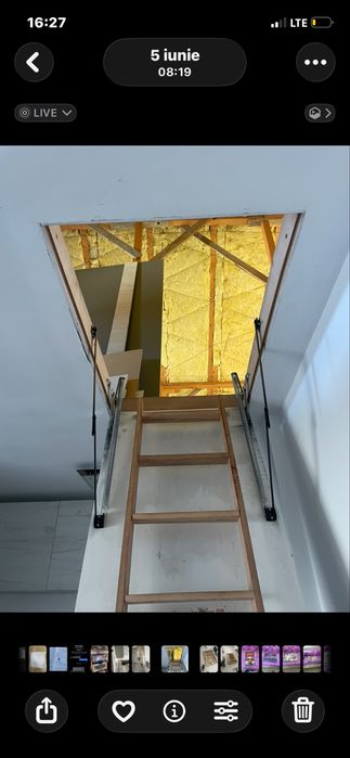 Scara interior pod / mansarada