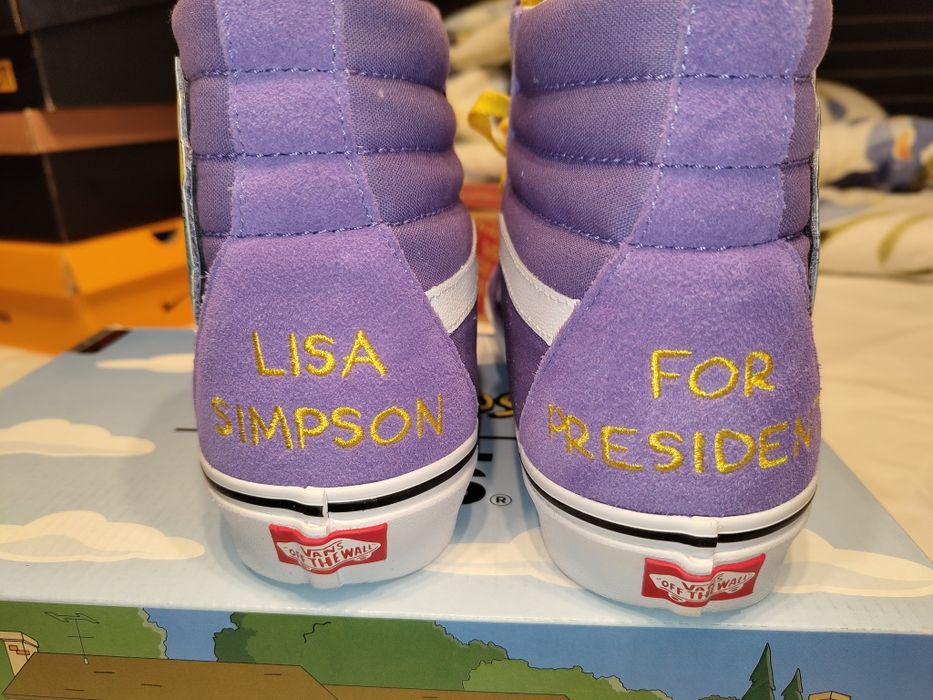 Vans Sk8-hi The Simpsons 'Lisa for President '