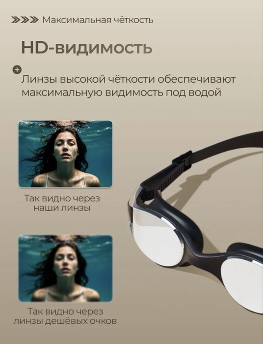 Очки для плавания беруши