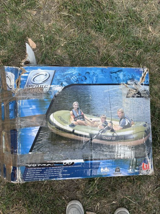 Barcă gonflabilă Bestway Hydro-Force Voyager 500 – Nouă/Puțin folosită (Capacitate 4 persoane)