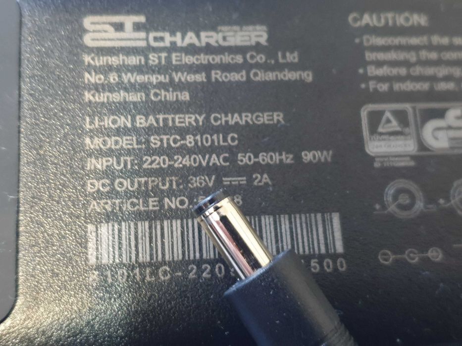 ST Charger  36V-2A incarcator trotineta bicicleta fuctional  model STC-8101LC