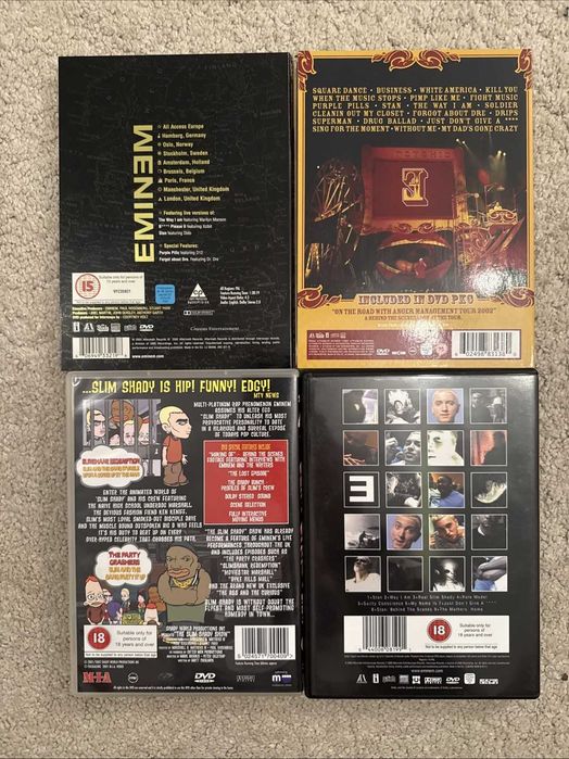 Colectie 4 DVD-uri EMINEM