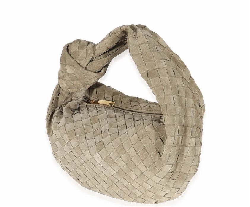 Bottega Veneta Jodie Small Taupe Suede