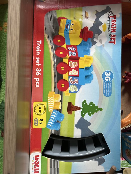 Влакче конструктор детска играчка