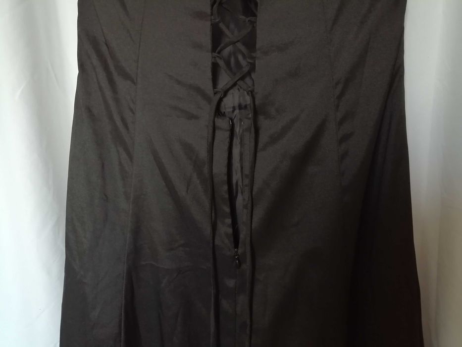 Официална дълга дамска рокля с мъниста р-р L - марка LISSA