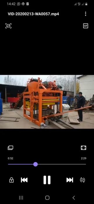 Оборудование для шлакоблоков 800/Д