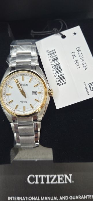 Citizen Дамски часовник, Eco-Drive Titanium EW2214-52A