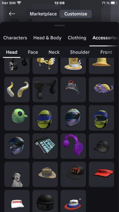 Продаю аккаунт в роблокс