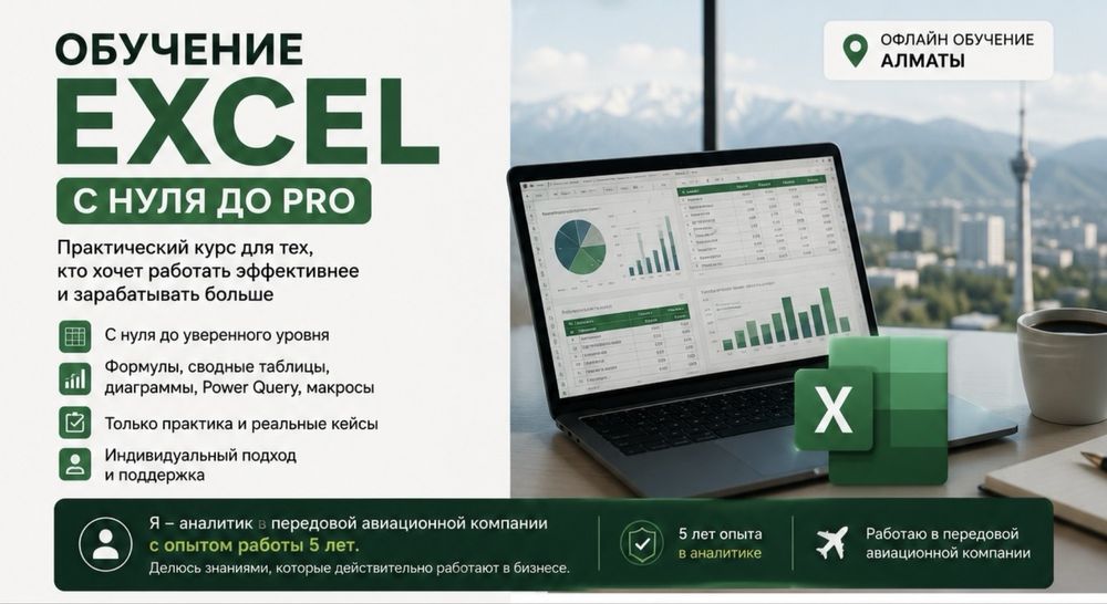 Обучение Excel с нуля