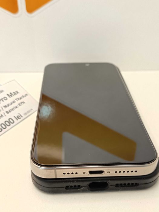 Iphone 15 Pro Max 256GB Natural Titanium/Neverlocked/Baterie: 87% ID10217