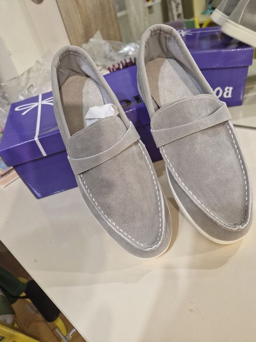 Замшевые макасы новые