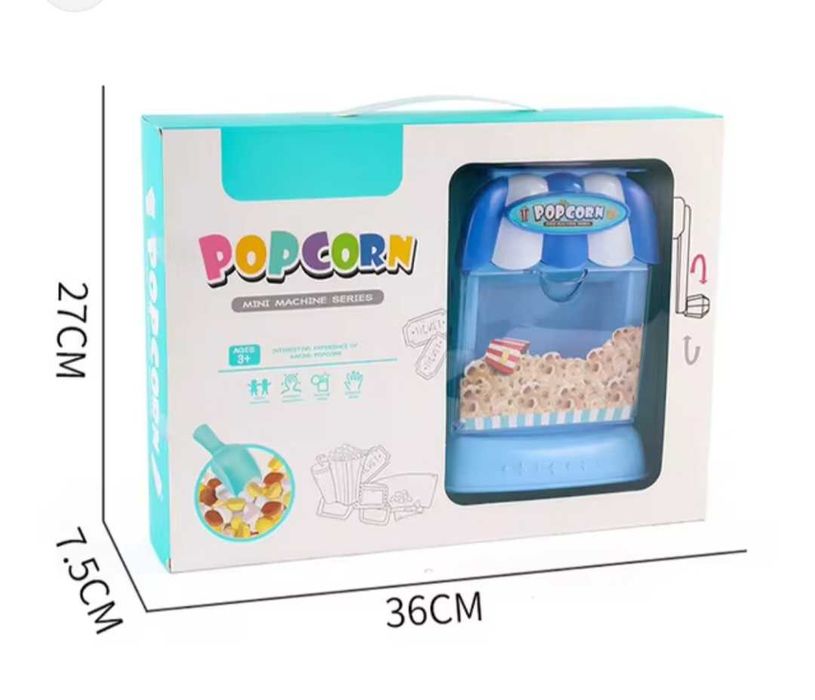 Машина за пуканки комплект с глина