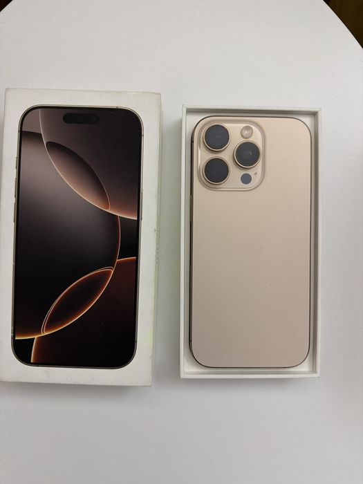 iPhone 16 Pro 128GB Desert | SCHIMB | Factura ALTEX | Garantie