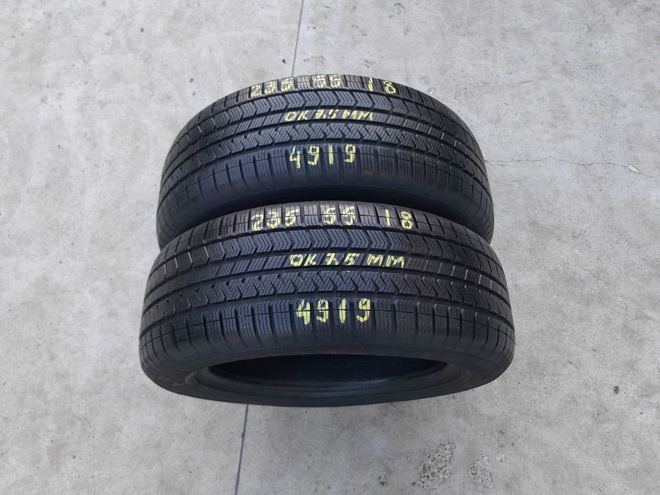 Doua anvelope iarna 235 55 18 vredestein 5 profil Quatrac 5 cu 7,5 mm