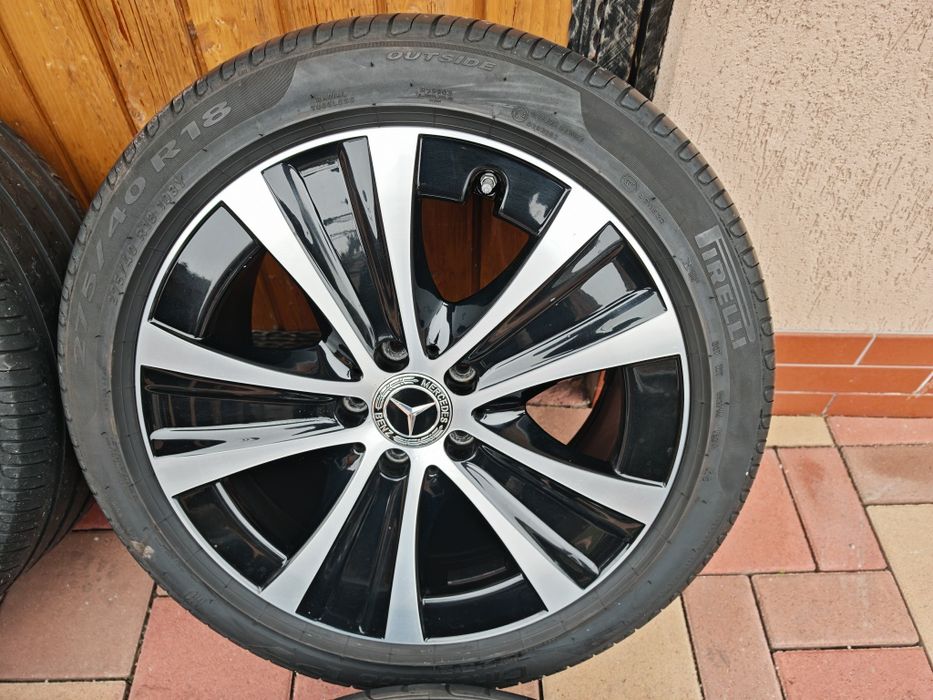 Jante Mercedes E-Class W213 2 lățimi 245 45-275 40R18 Pirelli Vară2022