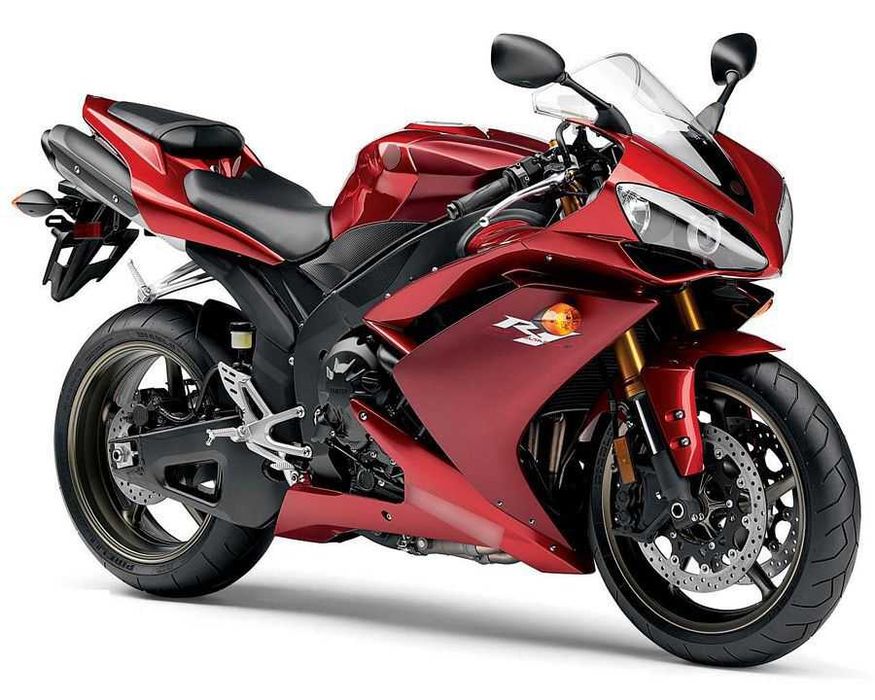 Стикери Yamaha R1 4-то поколение 2007г-2008 лепенки Ямаха р1 rn19 yzf