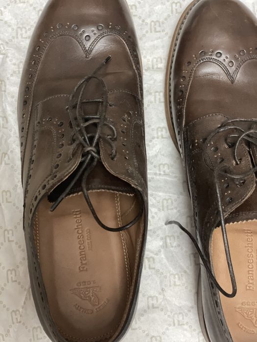 Туфли franceschetti vero cuoio ручная работа