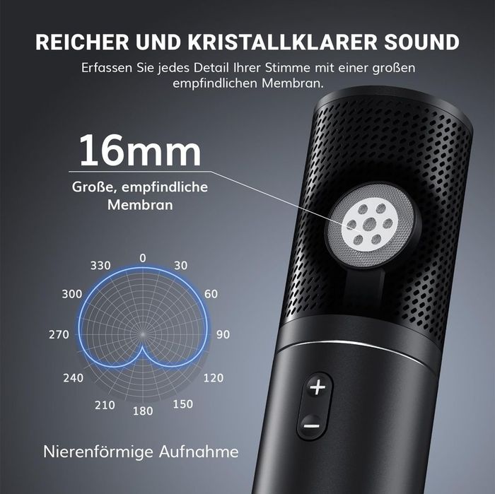 Microfon USB pentru Jocuri Kit Podcast Model Cardioid – Q9