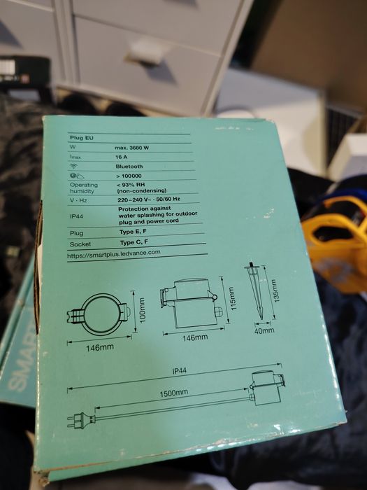 Ledvance - Екстериорен смарт щепсел SMART+ PLUG 3680W IP44