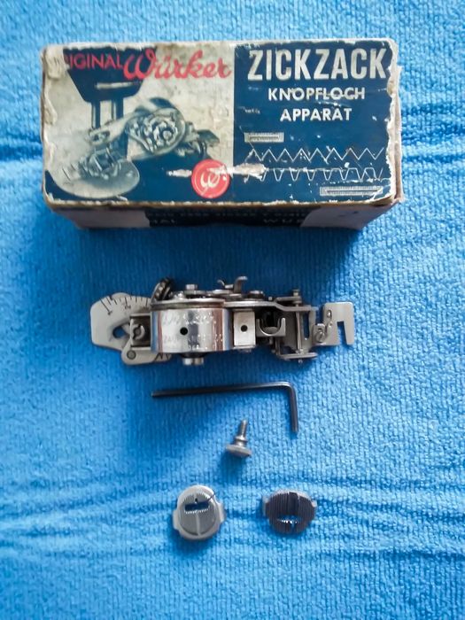 Zick-Zack knopfloch apparat