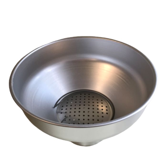 Palnie din aluminiu cu sita, capacitate 10.0 litri (mare)